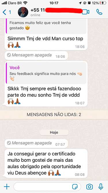 Aluno do Curso de Barbeiro Profissional